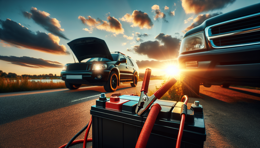 cargar bateria coche pinzas